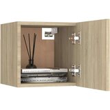 7-dijelni set TV ormarića boja hrasta sonome od iverice | shoptok.hr