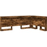  Skladišno uzglavlje Dimljeni hrast 207,5 x 137,5 x 76,5 cm | shoptok.hr