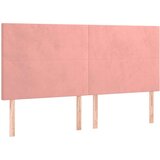  S oprugama i madracem ružičasti 160x200 cm baršunasti | shoptok.hr