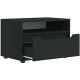 vidaXL TV omarica VISNES Črna 60x40x38 cm Izoblikovan les | Shoptok.si