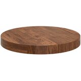  Gornji dio stola Svijetlosmeđa Ø 40 x 4 cm Čvrsto Hrastovo Drvo | shoptok.hr
