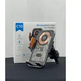 Pametni 2u1 auto držač i Qi bežični punjač za telefon C10