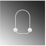 WALLXPERT metalna zidna kuka bele boje frog b | ePonuda.com