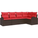  Sjedeća garnitura za vrt 5 kom. poliratan 234 x 124 x 85 cm | shoptok.hr