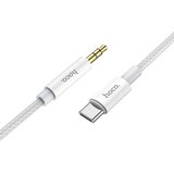 hoco. AUX Audio Jack kabel 3,5 mm na Type-C UPA19 1 m srebrni | shoptok.hr