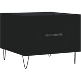  Stolić za kavu crni 50 x 50 x 40 cm od konstruiranog drva Crna | Shoptok.si
