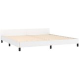  Za krevet s uzglavljem bijeli 200x200 cm od umjetne kože | shoptok.hr