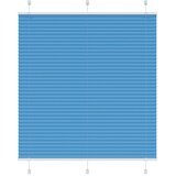 vidaXL Plisirana senčila modra 120x100 cm, širina blaga 119,4 cm, poliester, (5000298207) | Shoptok.si