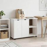 Mobilni ormar Bijelo 100 x 39 x 65,5 cm Čvrsto borovo drvo | shoptok.hr
