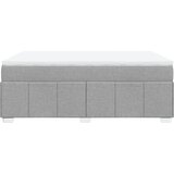 Krevet box spring s madracem svjetlosiva 160x200 cm tkanina | Eponuda.ba