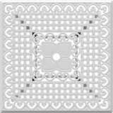  Vrtni stol bijeli 80x80x75 cm od lijevanog aluminija | Eponuda.com