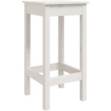  Barske stolice 2 kom bijela 40 x 40 x 78 cm od masivne borovine | shoptok.hr