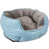 Duvo tweed sky krevet za pse, ovalni, 41x38x20cm, s, plavo-crni Cene