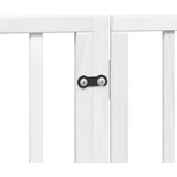  Vrata za pse s vratašcima 15 panela sklopiva 750 cm drvo topole | shoptok.hr