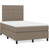  The Living Store Box spring postelja z vzmetnico LED taupe 120x190 cm blago - Box Spring Postelja, (21498315) | Shoptok.si