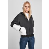 Urban Classics Women's padded two-tone Batwing jacket black/white | Shoptok.si