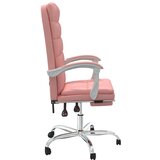  Pisarniški stol roza umetno usnje, (21113853) | Shoptok.si