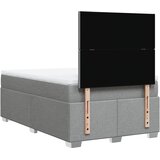  Krevet s oprugama i madracem svjetlosivi 120x190 cm od tkanine | shoptok.hr