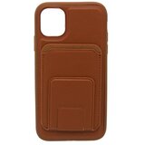  Maska za telefon LEATHER MAGSAFE WALLET za Iphone 11 braon | Eponuda.com