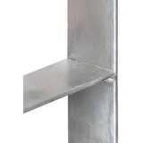  Sidra za ogradu 6 kom srebrna 9 x 6 x 60 cm pocinčani čelik | shoptok.hr