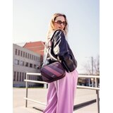 Vuch Crossbody torba Massimo Striped Dark Wine, 16 x 23 cm | shoptok.hr