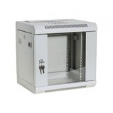 LAN-TEC WM.3209.703 - 10 -palčni stenski nosilec, 9U, 350 x 270, steklo, sivo Cene