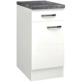 XXXL Kuhinjska Spodnja Omarica Alba, Bela, Š. 40 Cm | Shoptok.si