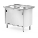 Hendi Dvostruki sudoper sa ormarićem – zavaren, Profi Line, 1000x600x(H)850mm Cene