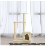 vidaXL Mačje drevo s praskalniki iz sisala krem 71 cm | Shoptok.si