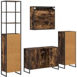  Set namještaja za kupaonicu Dimljeni hrast Konstruirano drvo | shoptok.hr
