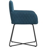  Trpezarijske stolice 2 pcs Baršun Plava 59 x 56,5 x 86 cm | shoptok.hr