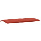 vidaXL Blazina za vrtno klop melanž rdeča 120x50x7 cm tkanina, (21255397) | Shoptok.si