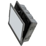 GEWISS GW24617 podna izlazna kutija - inoks poklopac - sistem 32 modula u