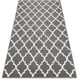 RugsX Preproge Preproga BCF Morad TRELIS Maroška detelja - 60x110 cm Črna | Shoptok.si
