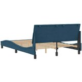  Okvir za krevet bez madraca Hanko plavi 140 x 190 cm baršunasti | shoptok.hr