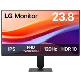 LG 23.8" IPS FHD 1920x1080@120Hz, 16:9, 1500:1, 250 cd/m², 5ms, 178º/178º, HDR 10, 1 D-Sub, 1 HDMI, VESA 100x100mm, Tilt, Black, 3yw | Eponuda.com