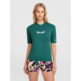 O'neill Funkcionalna majica temno zelena / bela | Shoptok.si