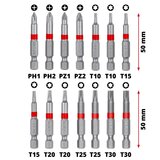Einhell M-Case 42-del set bitova 25-50mm, 1/4" 25-50mm bit, 2xmag. Nastavak - (49118953) | ePonuda.com