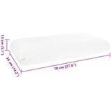  Jastuk za Spavanje Bijelo 70 x 36 x 13 cm Gel pjena s memorijom | shoptok.hr