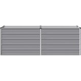  Povišeni vrtni krevet Siva 160 x 40 x 55 cm | shoptok.hr