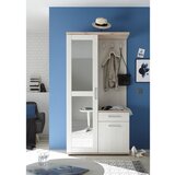 MID.YOU Garderobe 'Romance' , bela, barve hrasta | Shoptok.si