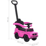 vidaXL Potisni avto poganjalec Mercedes-Benz G63 roza | Shoptok.si
