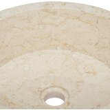  Umivaonik krem Ø 40 x 15 cm mramorni | shoptok.hr