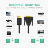 Ugreen HD106 HDMI na DVI kabl dvosmerni 2m | ePonuda.com