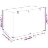  Navlake za ljuljačku 2 kom s 12 ušica 215 x 150 x 130/150 cm PE | shoptok.hr