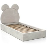  Tapecirani dječji krevet 90x200 sa sivim okvirom | shoptok.hr