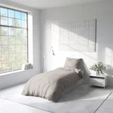 1630897 POSTELJINA GEOMETRIC LINE 140X200 CM BEŽ/KRUG