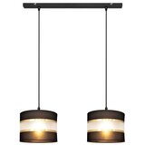  Luster na sajli HELEN 2xE27/15W/230V crna/zlatna | Eponuda.com
