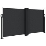  Bočna tenda na uvlačenje crna 120 x 1200 cm | shoptok.hr