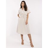 Italy Moda Dress-MI-SK-109898.68-beige Cene